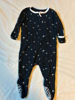 Peregrine Kidswear Black Stars Bamboo PJs